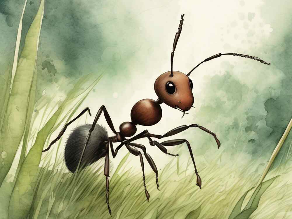 勤勉的小螞蟻