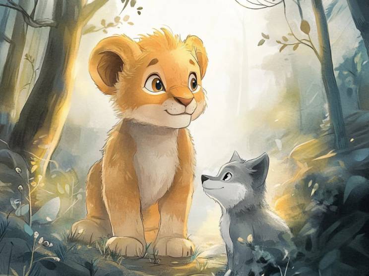 膽小的小獅子 膽小的小獅子