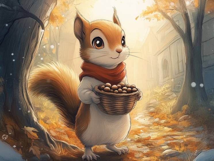 被偷走的堅果 被偷走的堅果