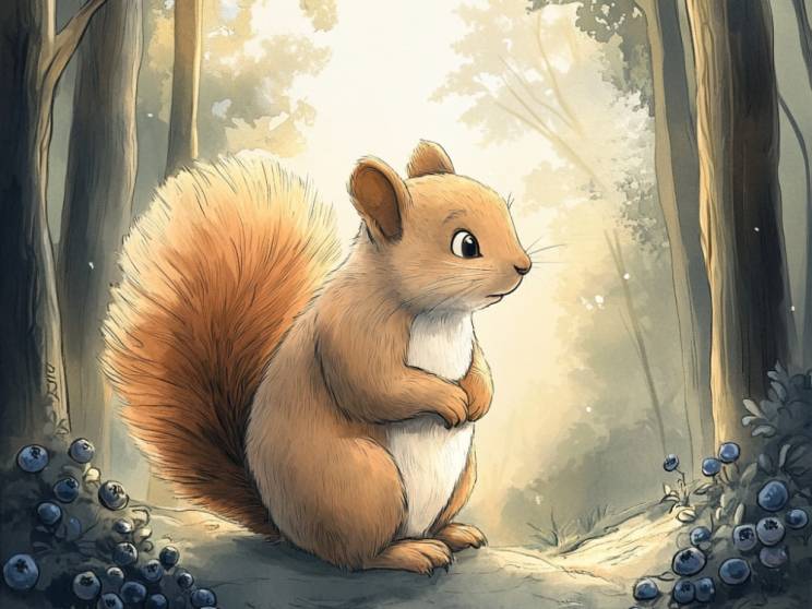 爱说谎的的小松鼠