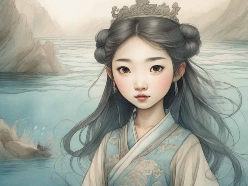 龙女拜观音 龙女拜观音