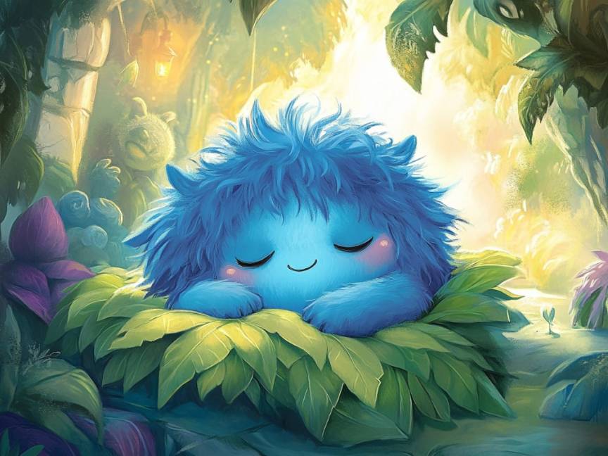 小怪獸睡著了 小怪獸睡著了
