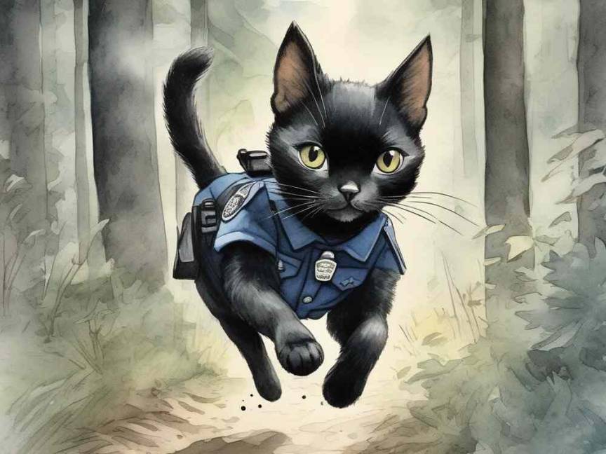 聪明的黑猫警长 聪明的黑猫警长